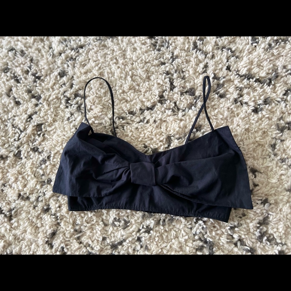 Pull&Bear Bow Tie Bandeau Top